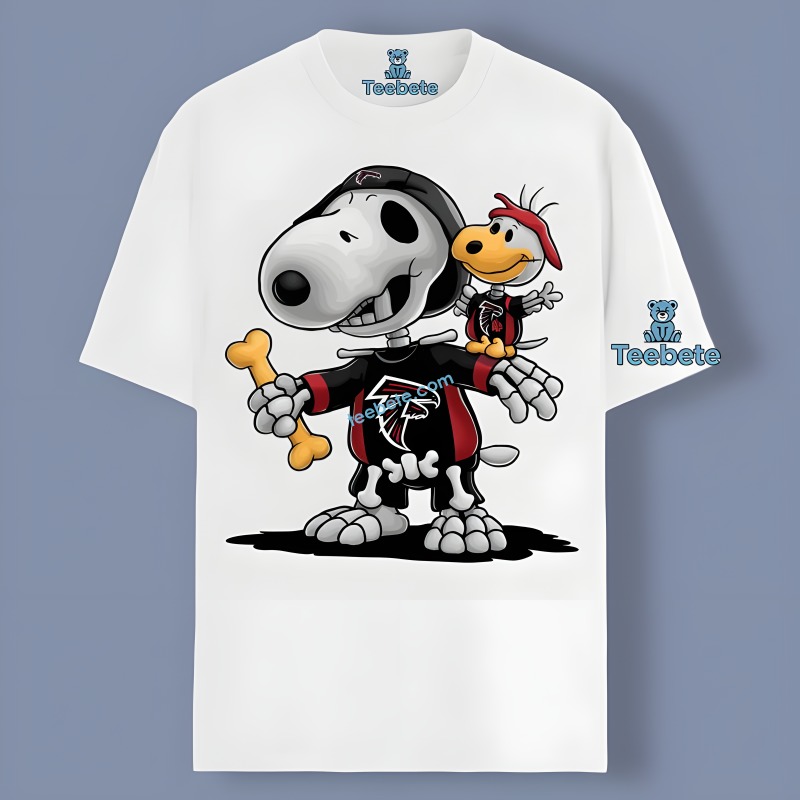 Snoopy Hug Atlanta Falcons Heart Shirt Design