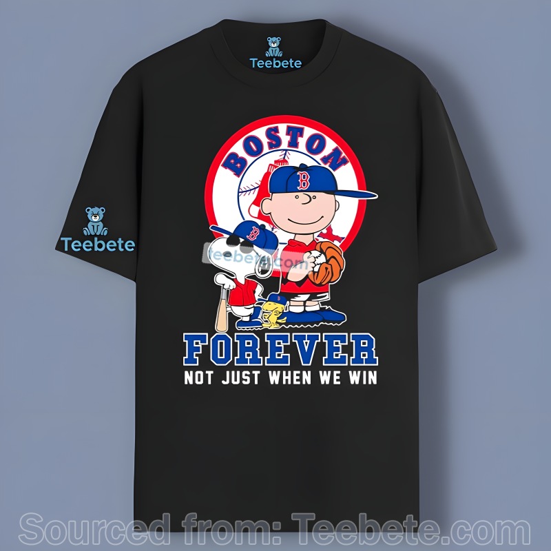Snoopy Charlie Brown Loyal Fan Of The Boston Red Sox Shirt