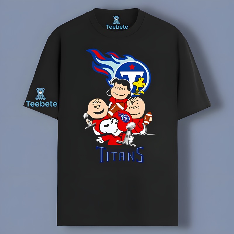 Snoopy The Peanuts Tennessee Titans Shirt Men Women