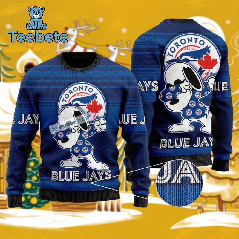 Toronto Blue Jays Snoopy Ugly Sweater Funny Unisex