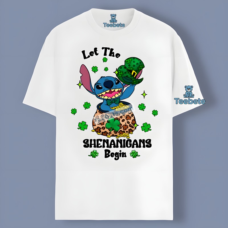 St Patrick Day Shamrock Nurse Just A Little Shirt Graphic