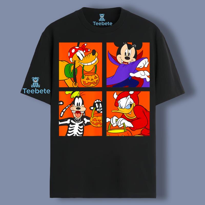Mickey Mouse Goofy Donald Duck Halloween Gift Ideas Shirt