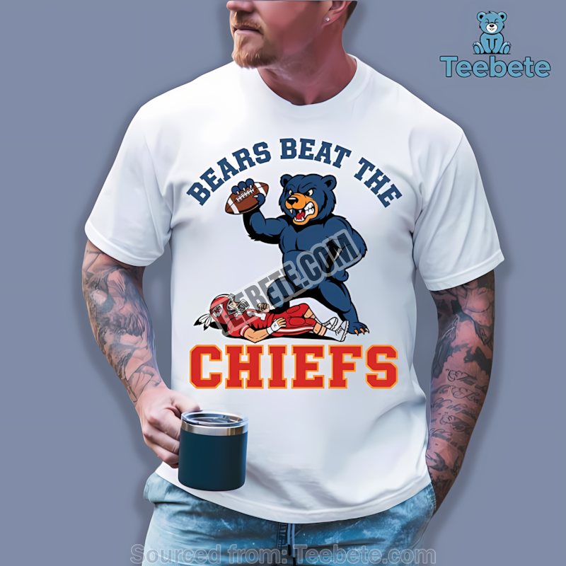 Bears Beat The Chiefs Retro Football Rivalry Funny Shirt