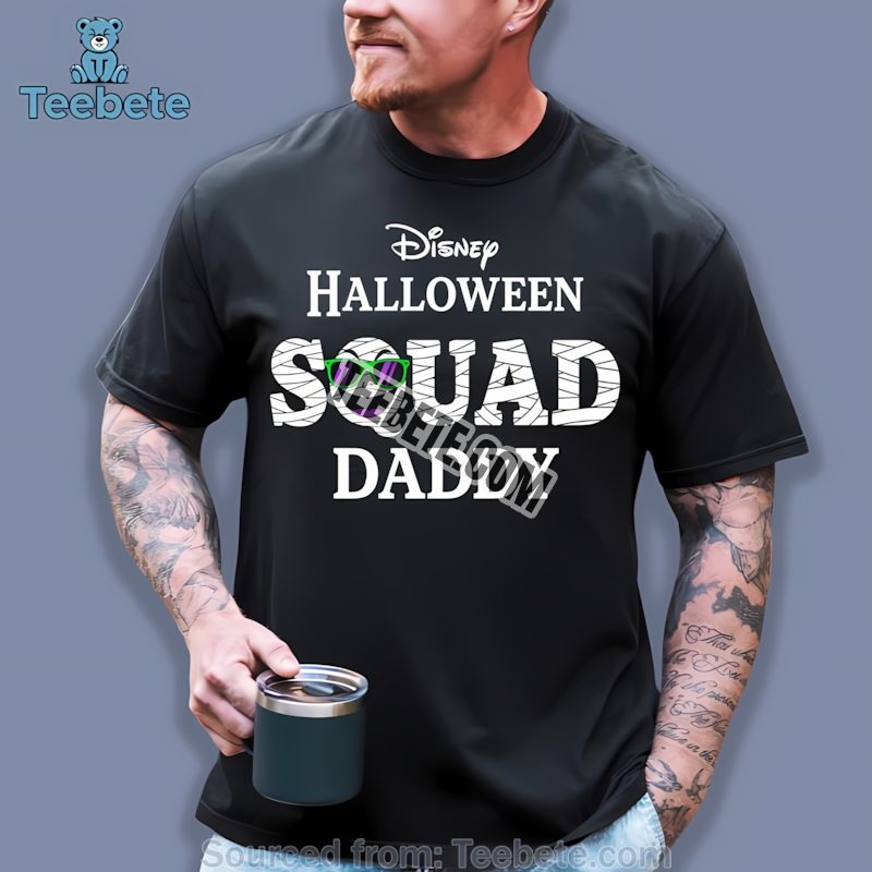 Disney Halloween Squad Daddy Oogie Boogie Mummy Wrap Shirt