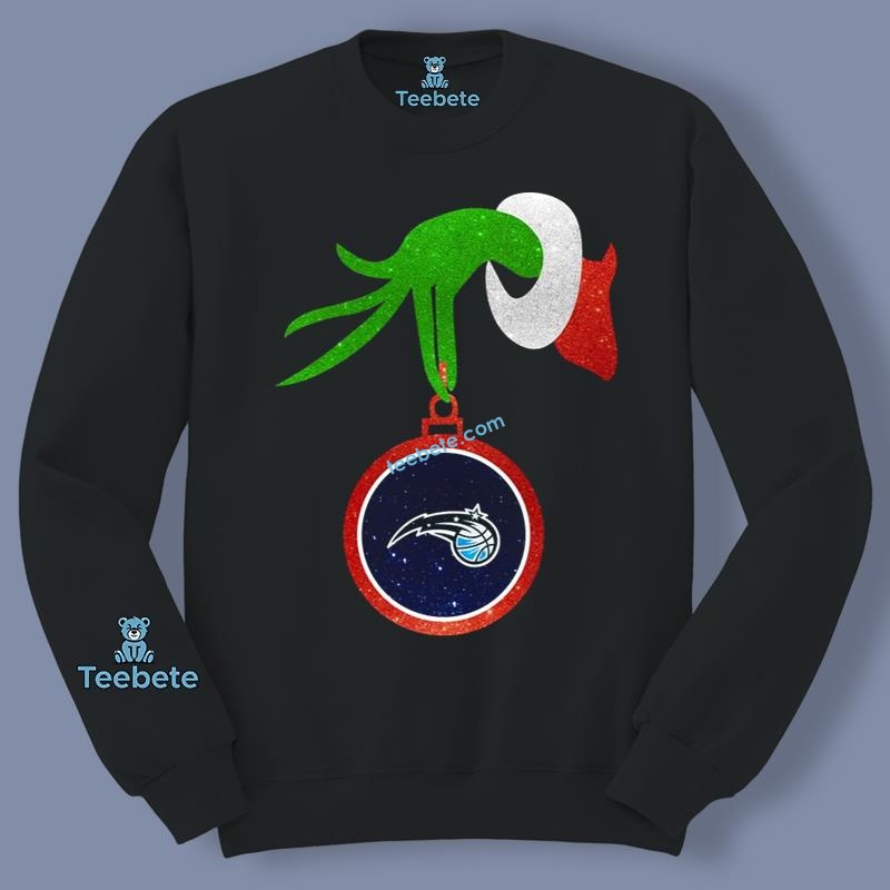 The Grinch Stole Orlando Magic Logo T Long Sleeve For Fans The Grinch Stole Orlando Magic Logo T Long Sleeve For Fans