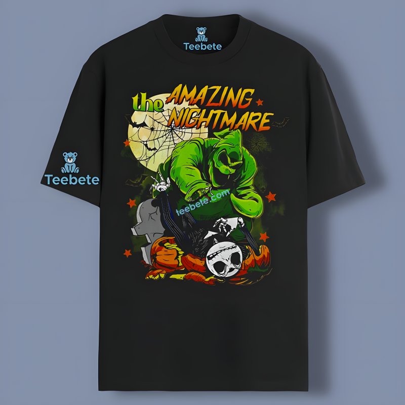 The Nightmare Before Christmas Oggie Boggie Jack Skellington Regular Shirt