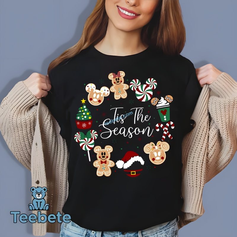 Tis The Season Christmas Coffee Disney Mickey Gingerbread Hoodie Tis The Season Christmas Coffee Disney Mickey Gingerbread Hoodie