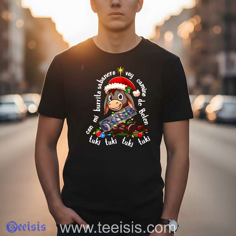 Burrito Sabanero Christmas Donkey Tuki Unisex Shirt