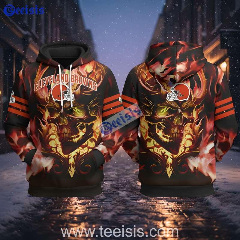Cleveland Browns Firefighter 3D Art Hoodie Apparel