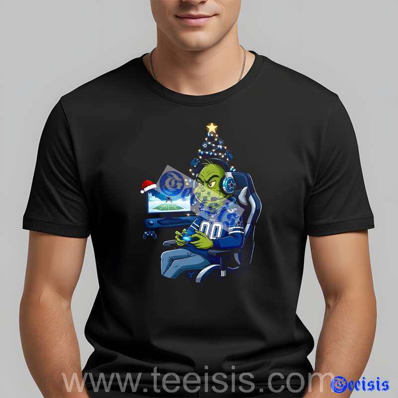 Dallas Cowboys Gamer Grinch Mens Shirt