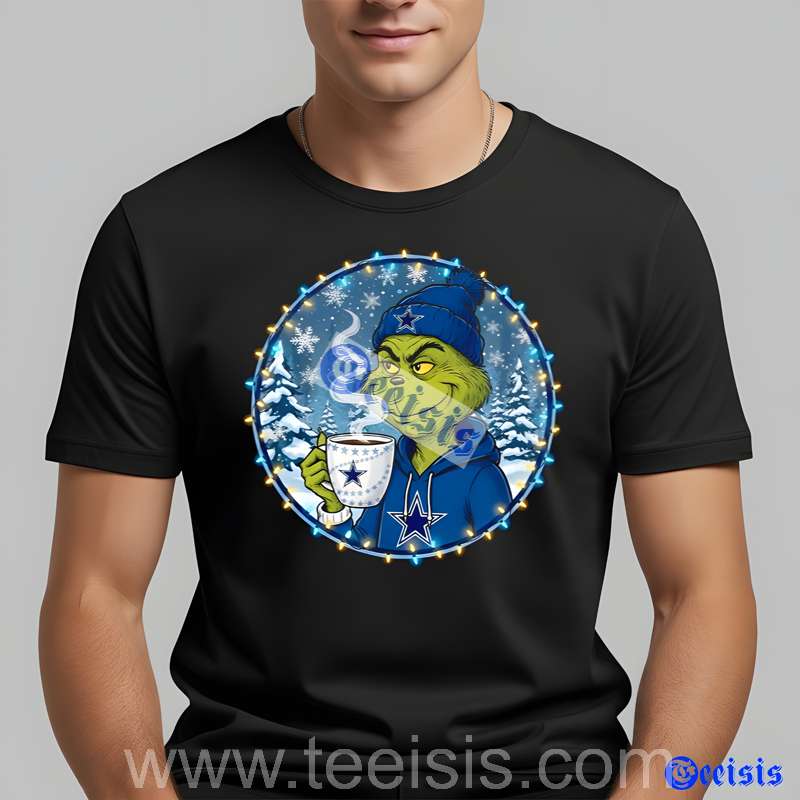 Dallas Cowboys Grinch Coffee Christmas Unisex Shirt