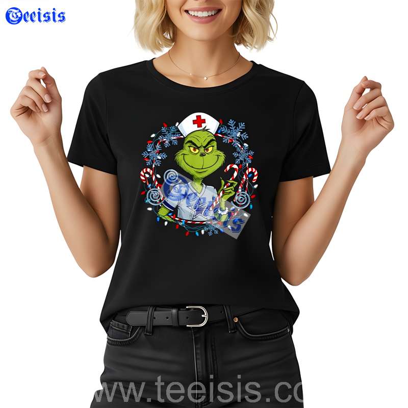 Dallas Cowboys Grinch Nurse Christmas Unisex Shirt