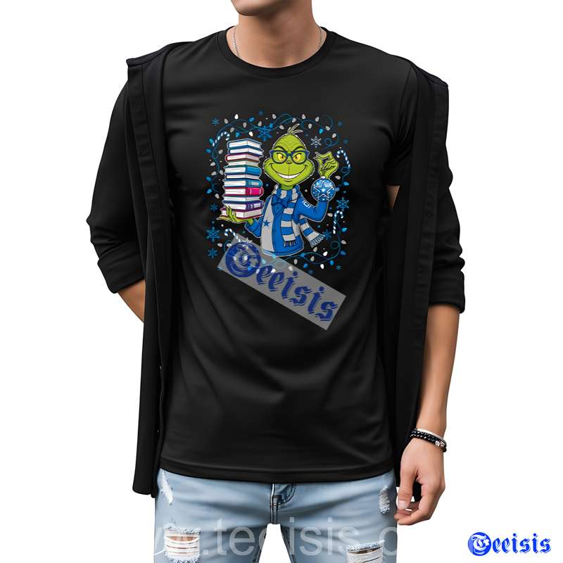 Dallas Cowboys Teacher Grinch Unisex Black Shirt
