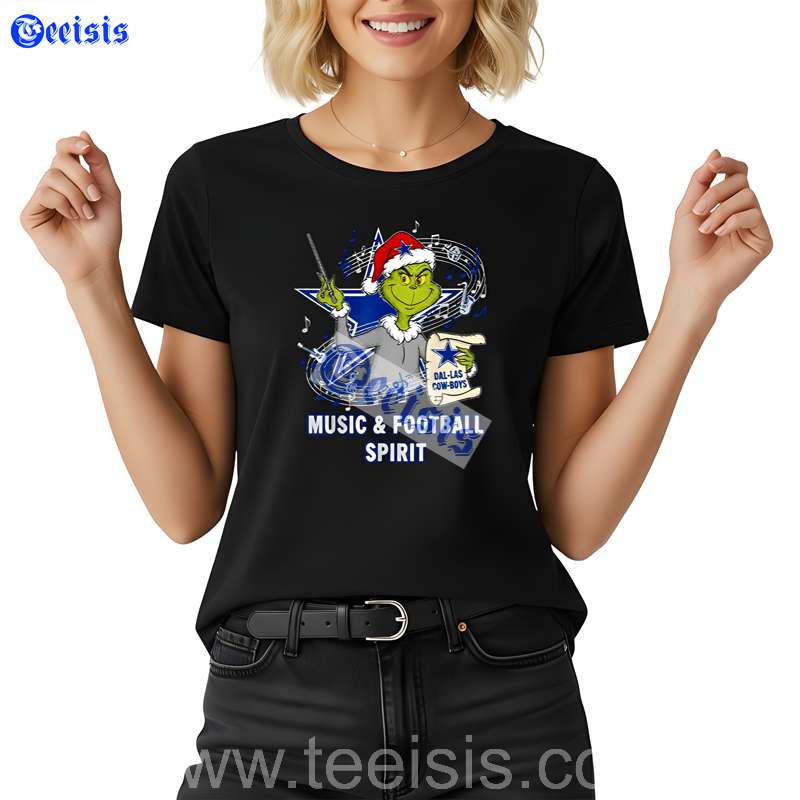 Dallas Cowboys Teacher Music Grinch Unisex Shirt