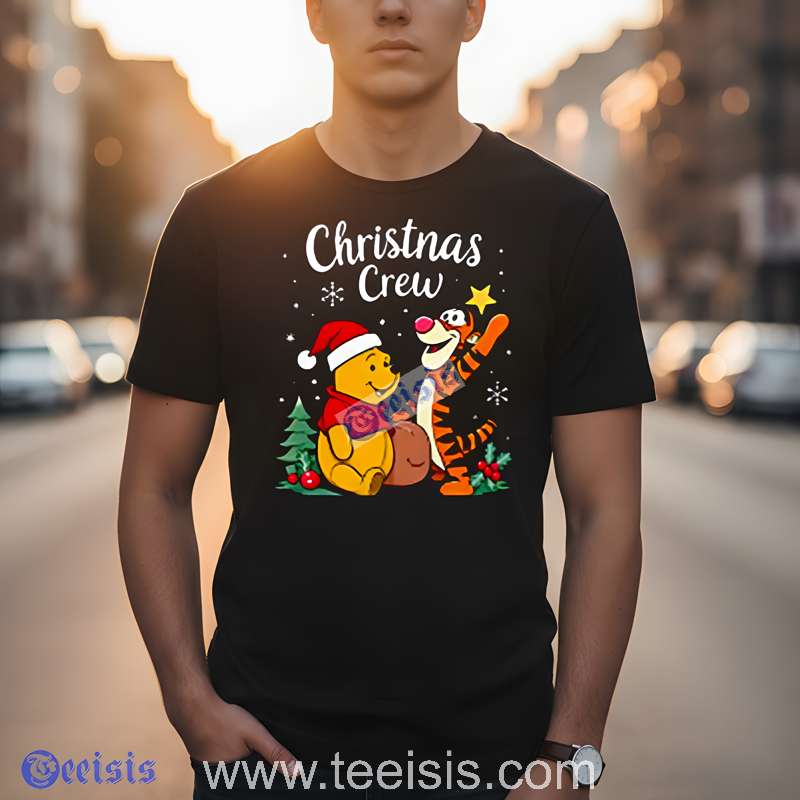Disney Winnie the Pooh And Tigger Christmas Family Shirt