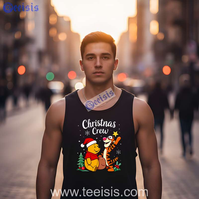 Disney Winnie the Pooh And Tigger Christmas Family Shirt image 3 Disney Winnie the Pooh And Tigger Christmas Family Shirt image 3