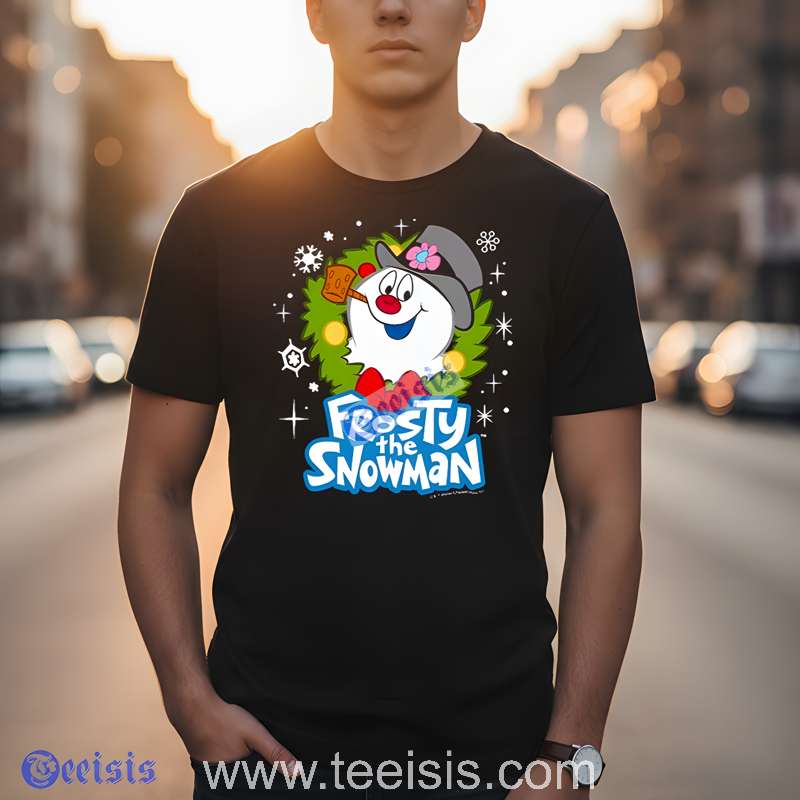 Frosty The Snowman Winter Holiday Christmas Shirt Design