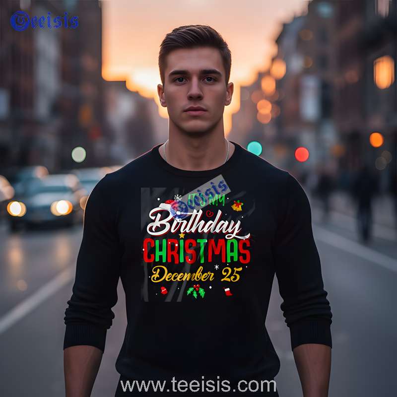 Its My Birthday Christmas December 25 Unisex Vintage Tee image 4 Its My Birthday Christmas December 25 Unisex Vintage Tee image 4