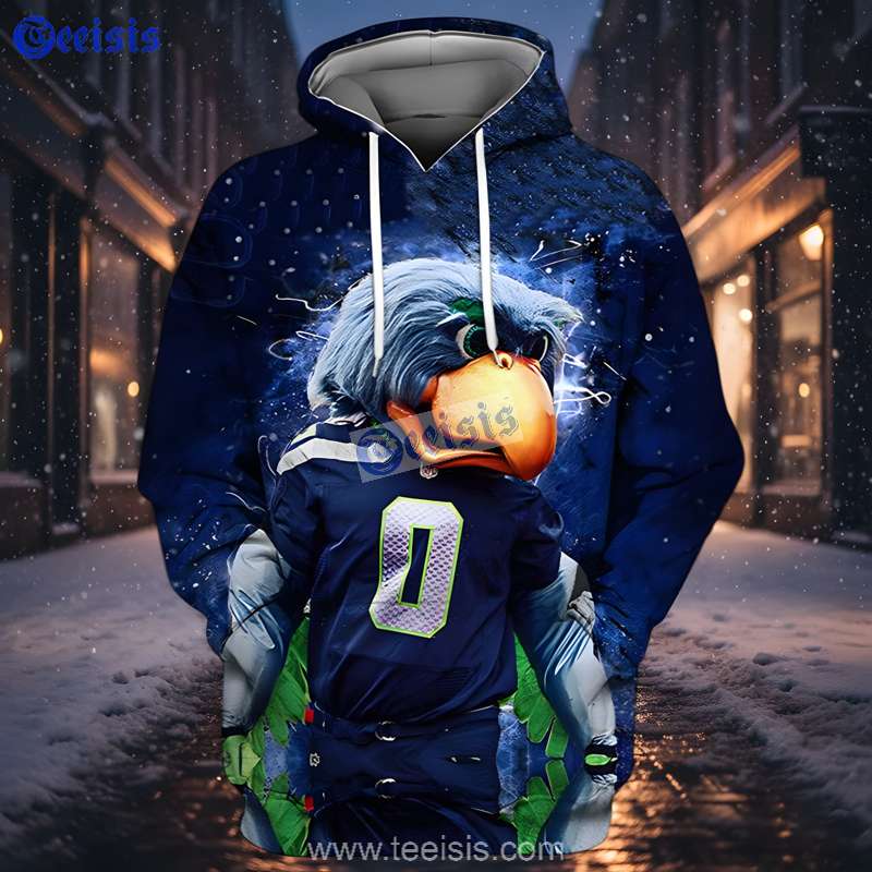 Philadelphia Eagles Bird Mascot Full Print 3D Hoodie For Fans