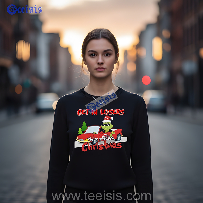 The Grinch Chiefs Get In Losers We Are Stealing Xmas Shirts Mens image 4 The Grinch Chiefs Get In Losers We Are Stealing Xmas Shirts Mens image 4