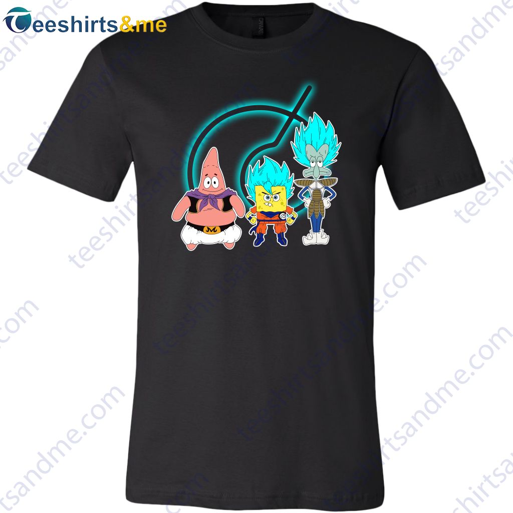 Goku, Naruto And Dragon Ball Shirt For Anime Fans