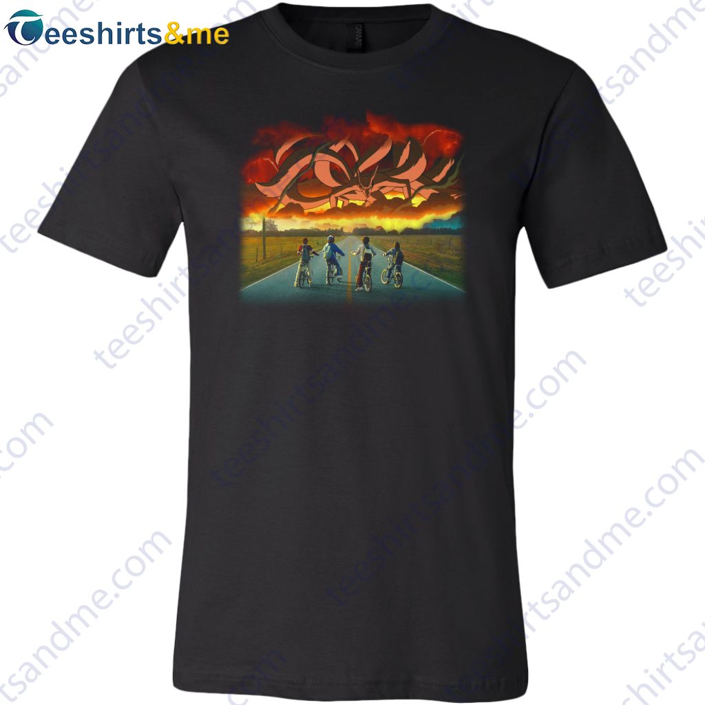 Kurama Nine Tails Naruto Shirt, Stranger Things Horror Special