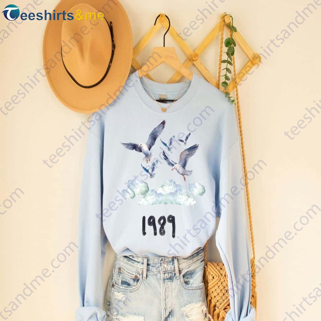 1989 Era Taylor Swift Sweatshirt And Hoodie, Swiftie Gift, 1989 Seagull Design
