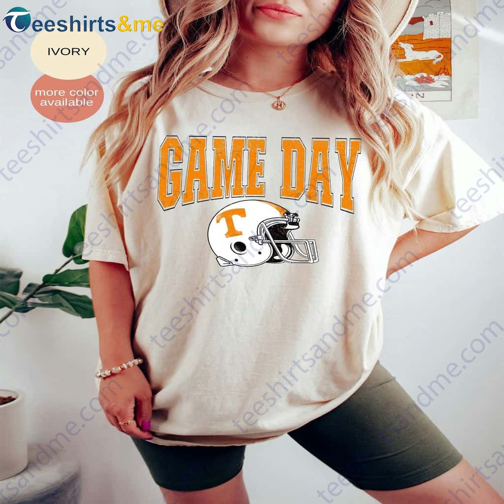 Tennessee Football Shirt, Retro Game Day Comfort Color with Vols Graphic