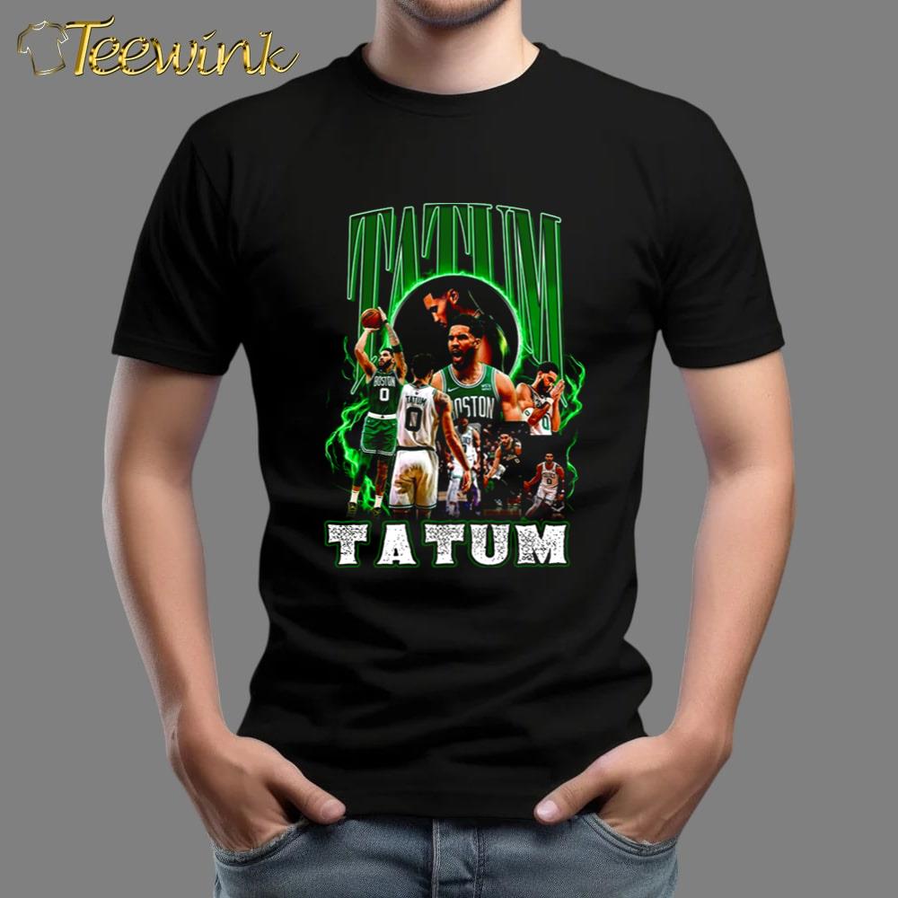 Jayson Tatum Boston Celtics Vintage Bootleg NBA Graphic Shirt