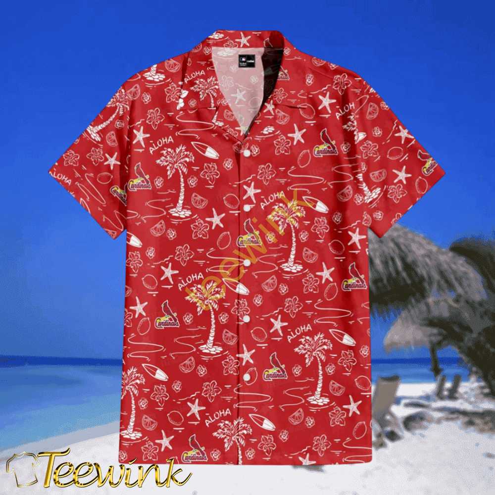 St. Louis Cardinals Aloha Paradise Hawaiian Shirt