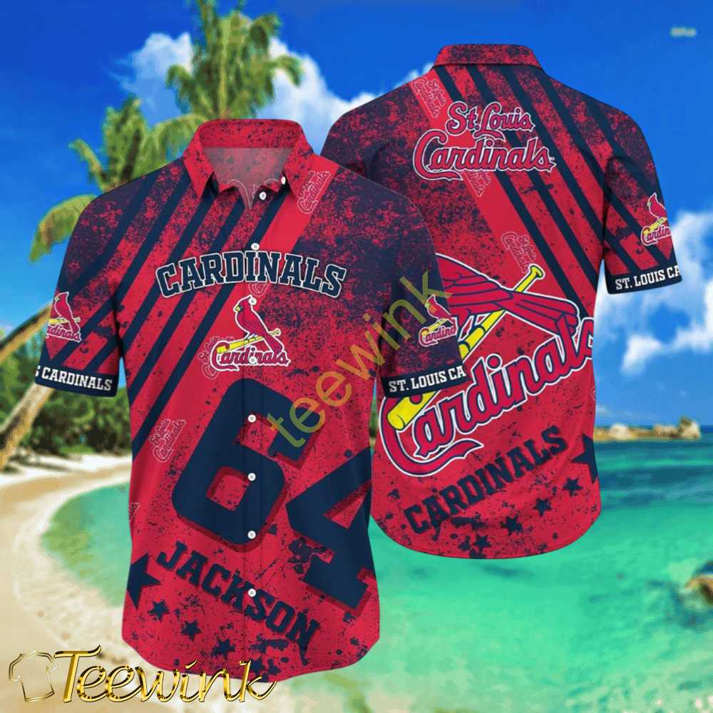 St. Louis Cardinals Custom Vintage Hawaiian Shirt