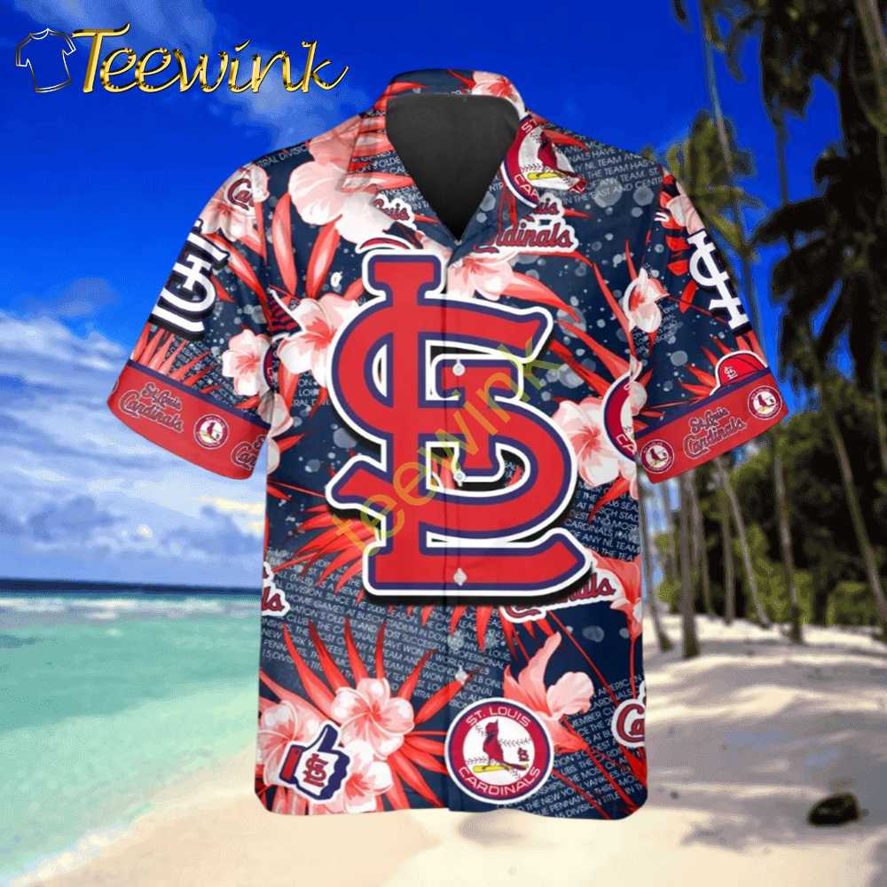 St. Louis Cardinals Floral Passion Hawaiian Shirt