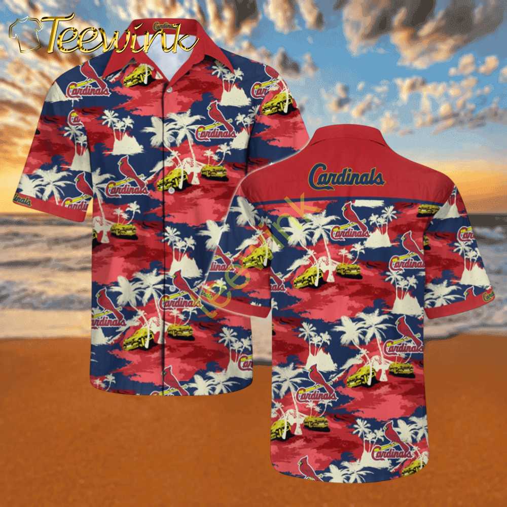 St. Louis Cardinals Island Ride Hawaiian Shirt