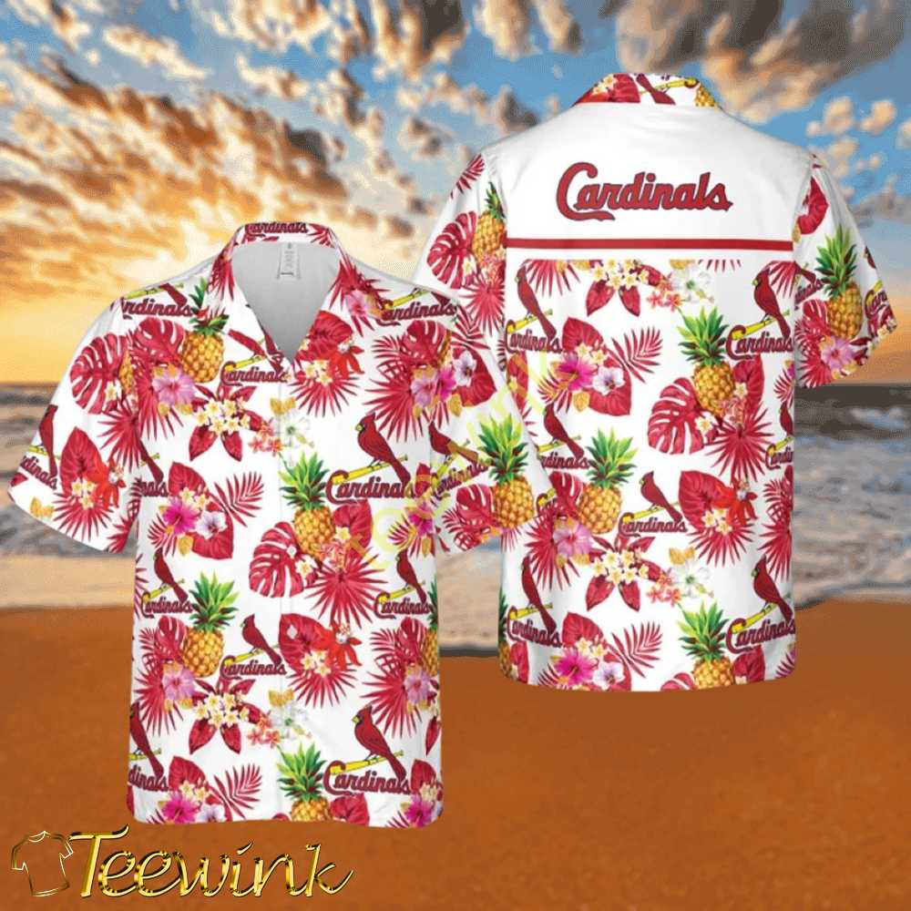 St. Louis Cardinals Pineapple Paradise Hawaiian Shirt