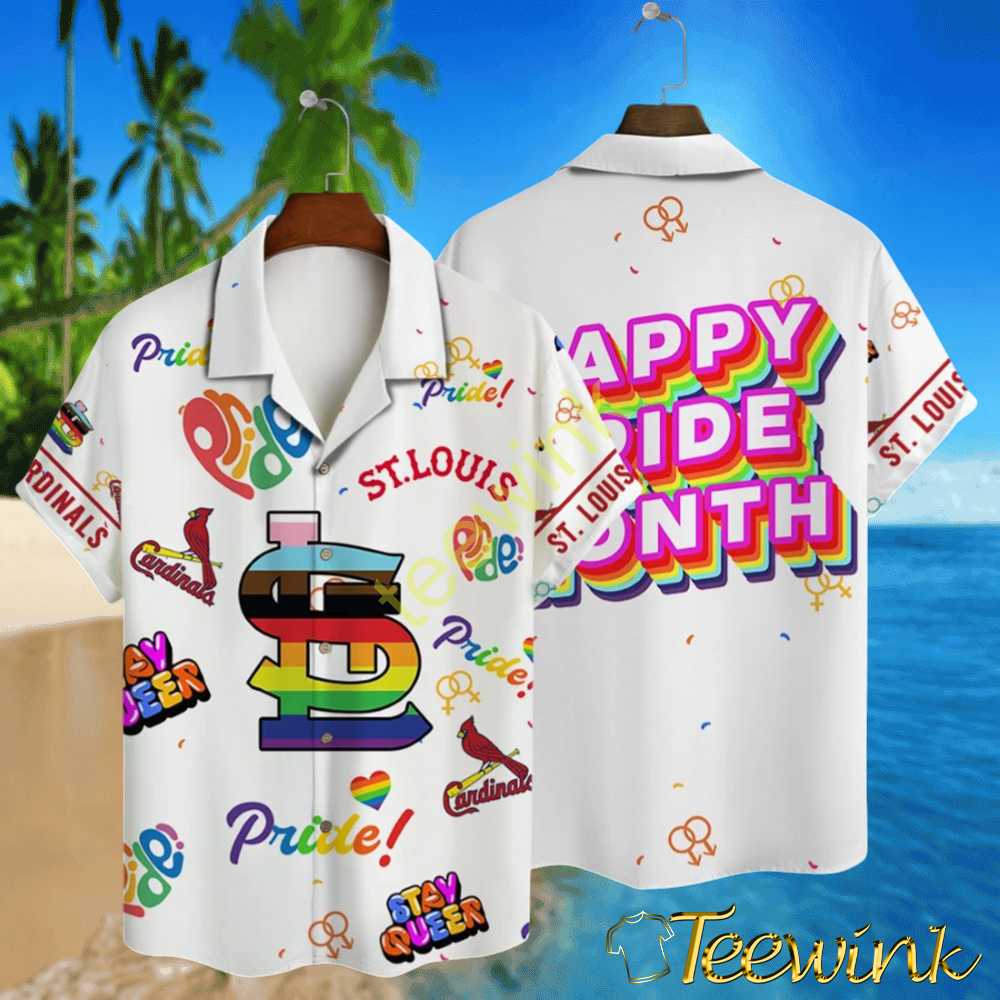 St. Louis Cardinals Pride Celebration Hawaiian Shirt