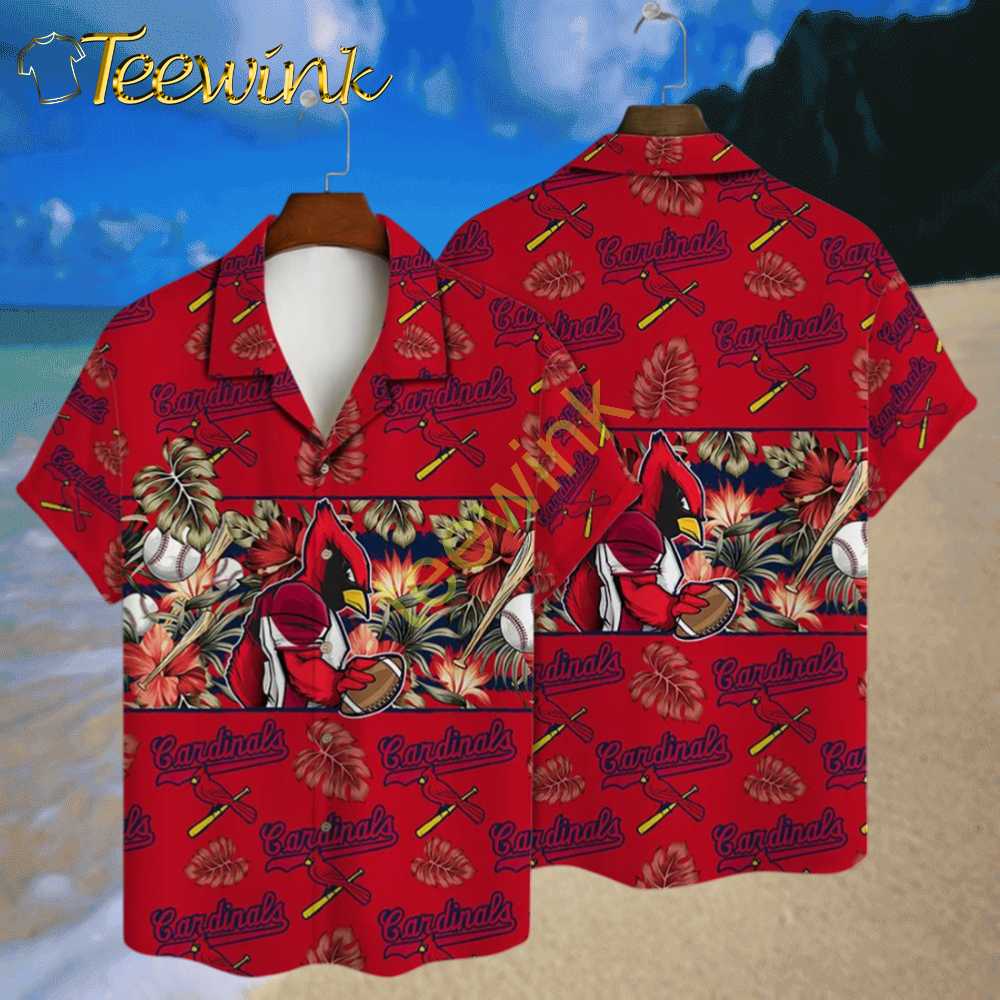 St. Louis Cardinals Tropical Game Hawaiian Shirt
