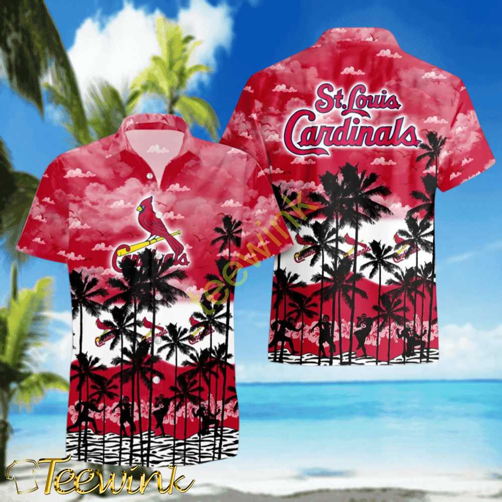 St. Louis Cardinals Tropical Paradise Hawaiian Shirt