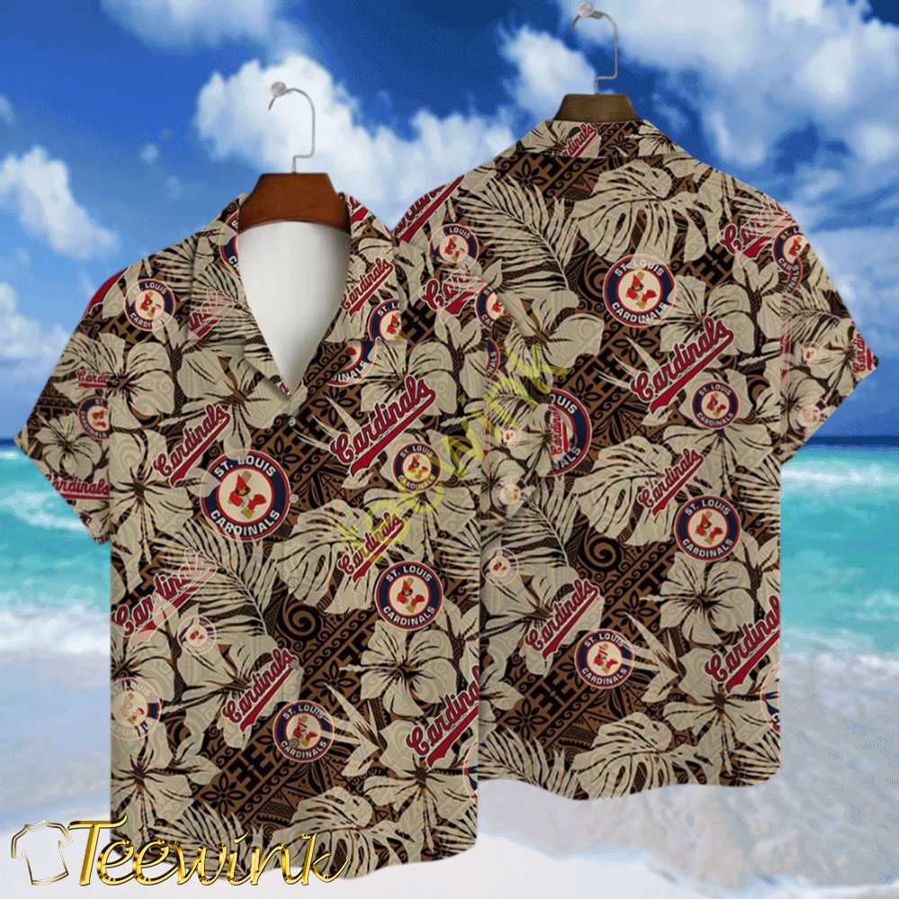 St. Louis Cardinals Tropical Tribal Hawaiian Shirt