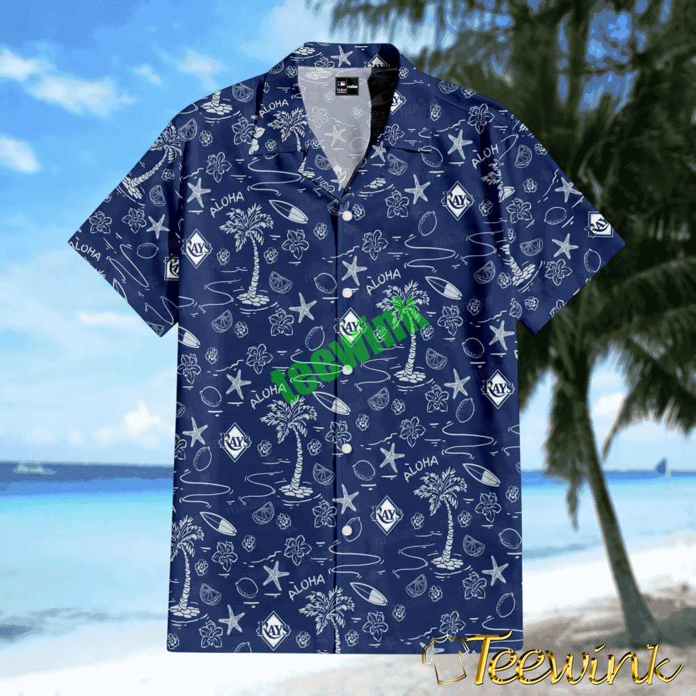 Tampa Bay Rays Aloha Paradise Hawaiian Shirt