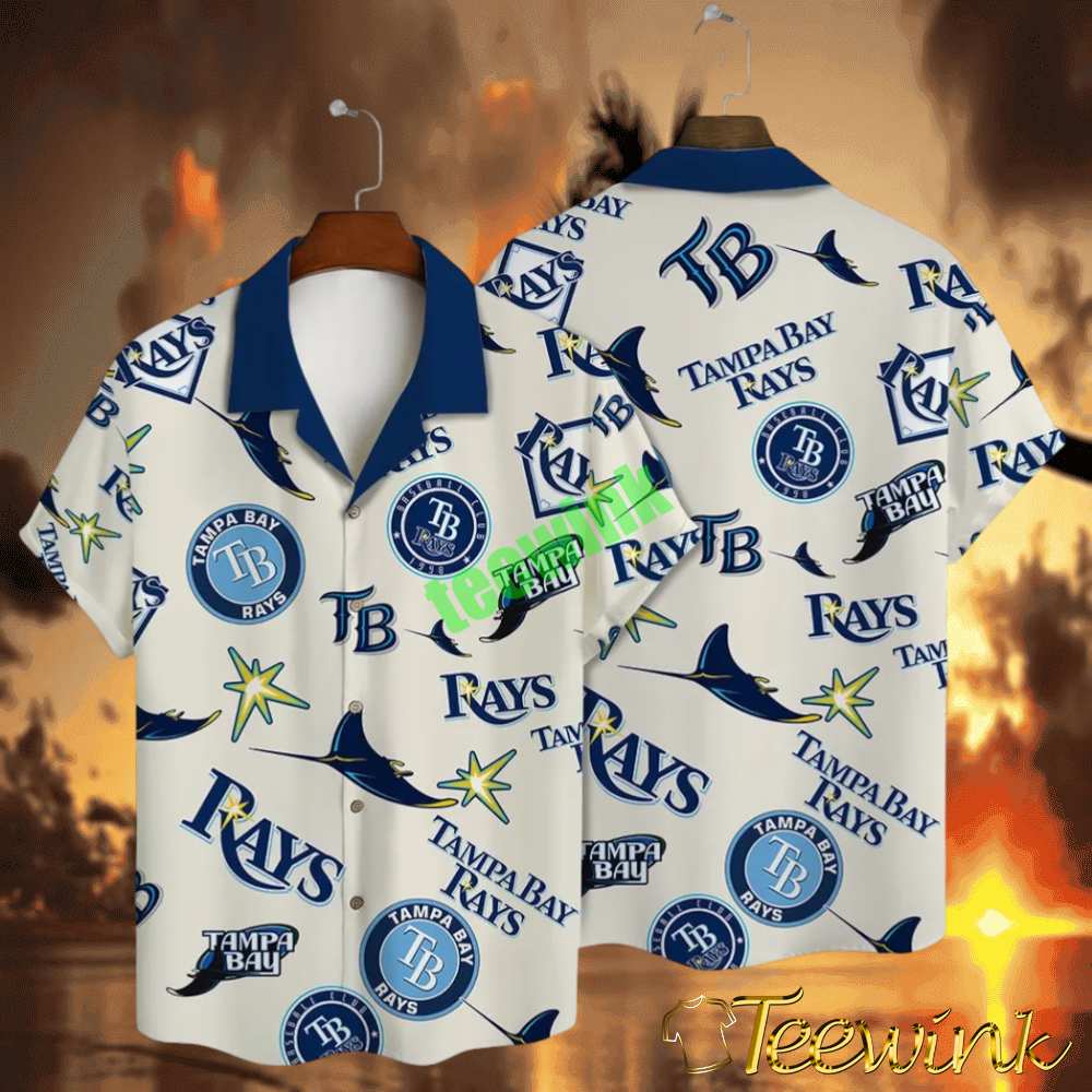 Tampa Bay Rays Classic Logo Hawaiian Shirt