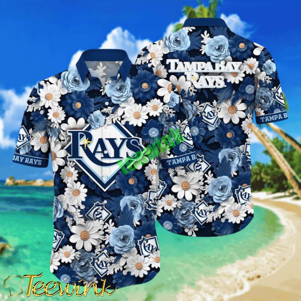 Tampa Bay Rays Floral Paradise Hawaiian Shirt