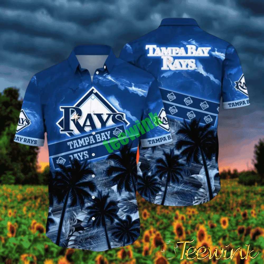 Tampa Bay Rays Ocean Sunset Hawaiian Shirt