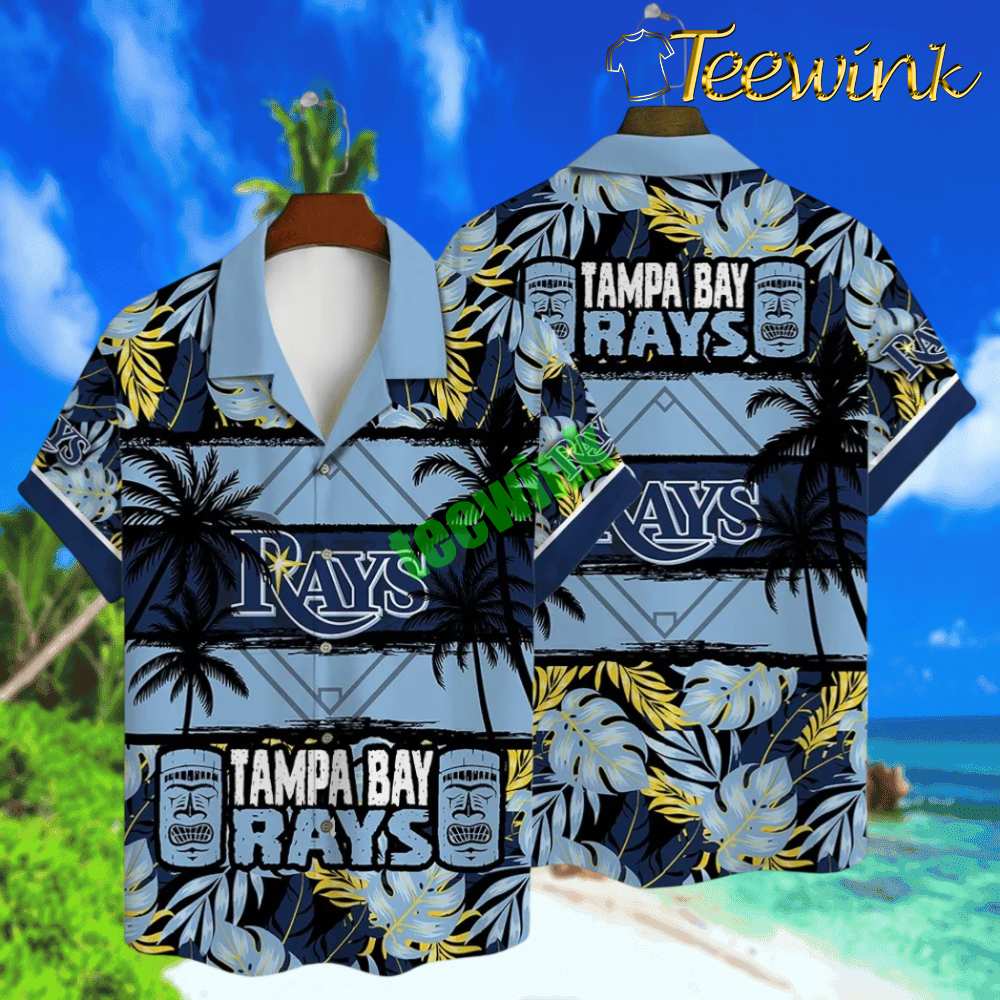 Tampa Bay Rays Palm Paradise Hawaiian Shirt