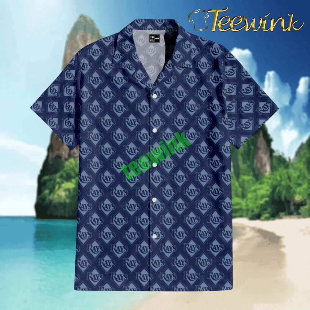 Tampa Bay Rays Seaside Symphony Hawaiian Shirt
