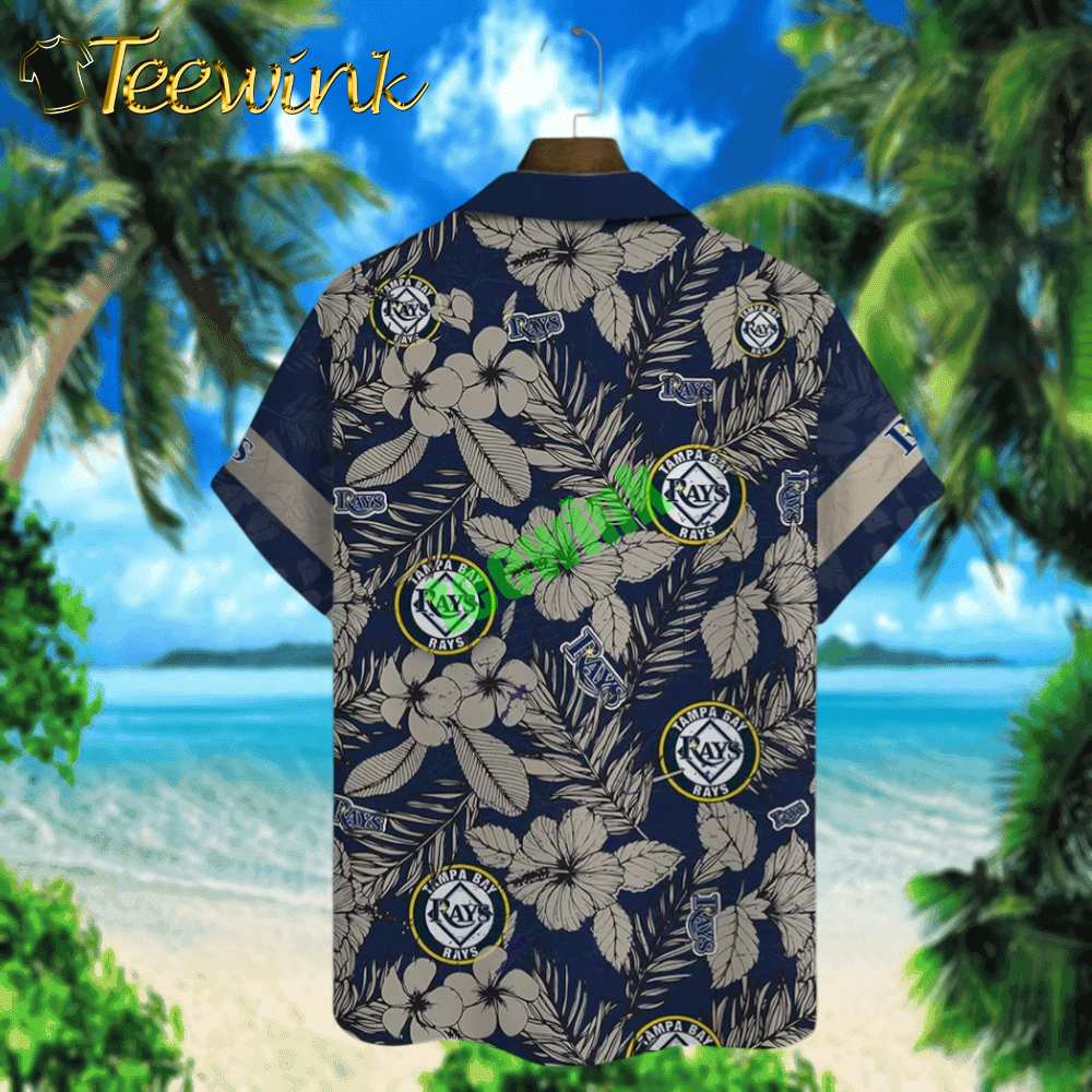 Tampa Bay Rays Surfer Tiki Hawaiian Shirt image 3 Tampa Bay Rays Surfer Tiki Hawaiian Shirt image 3