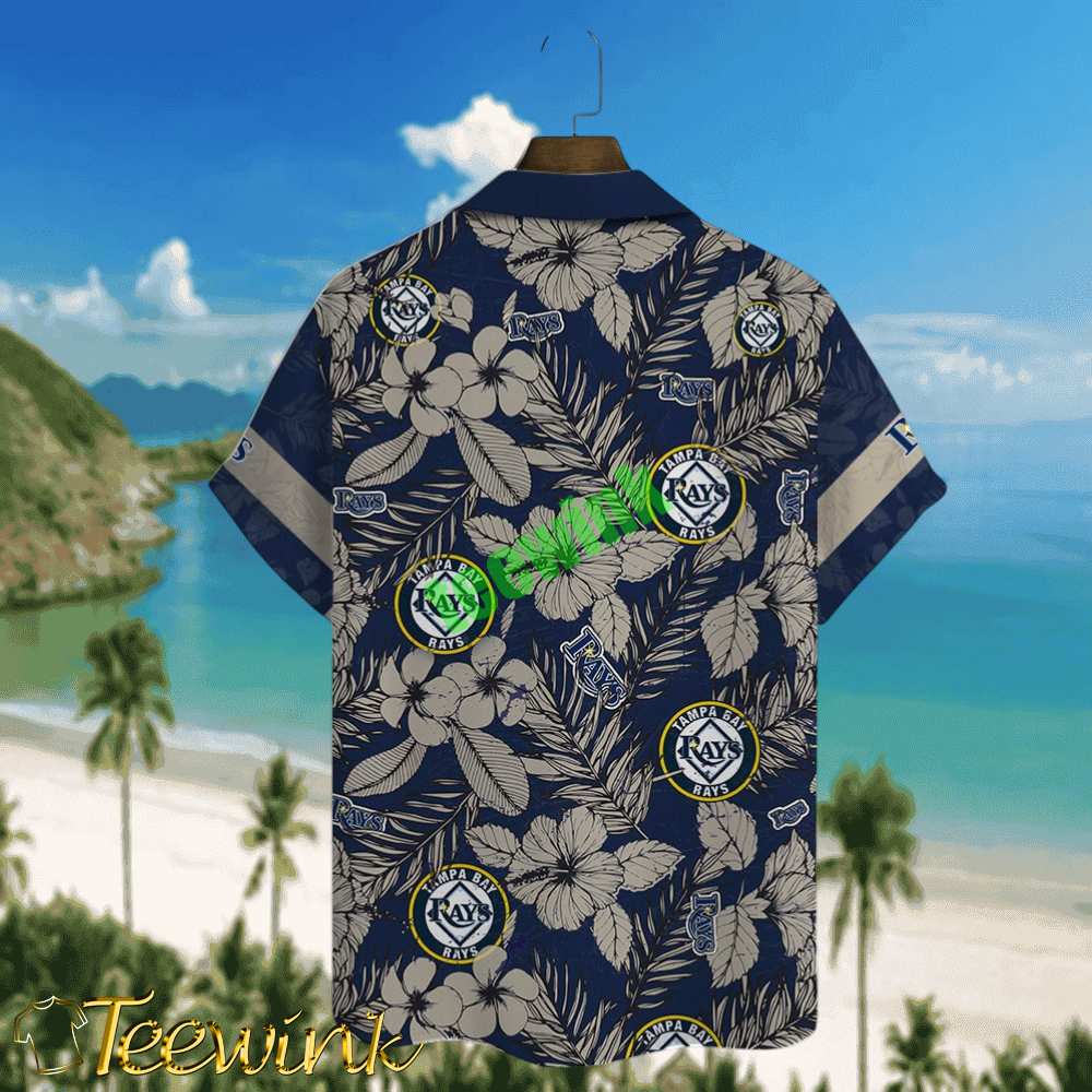 Tampa Bay Rays Tiki Vibes Hawaiian Shirt image 3 Tampa Bay Rays Tiki Vibes Hawaiian Shirt image 3