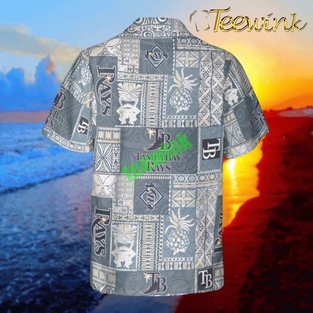 Tampa Bay Rays Vintage Pineapple Hawaiian Shirt image 3 Tampa Bay Rays Vintage Pineapple Hawaiian Shirt image 3