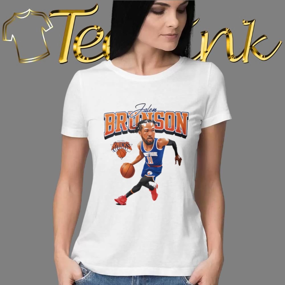 Jalen Brunson New York Knicks signature NBPA player shirt