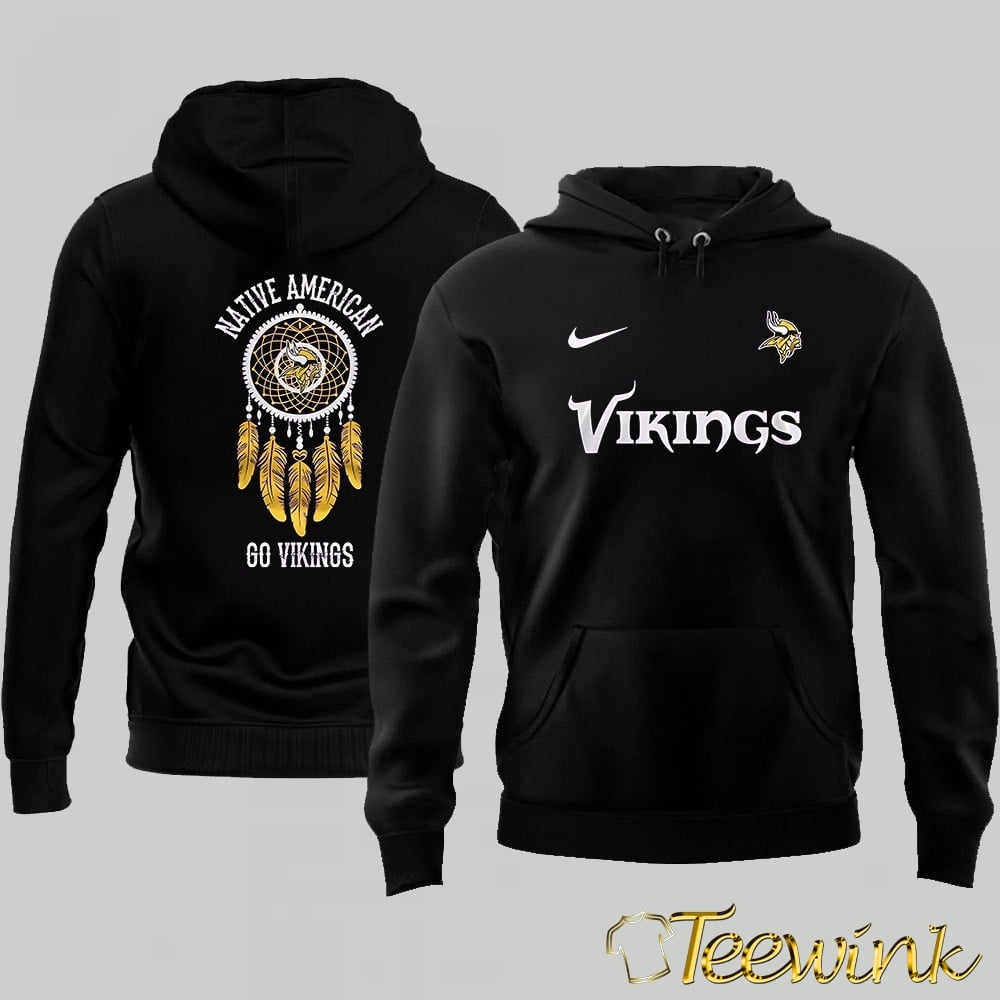 Minnesota Vikings Native American dream catcher Double-Sided Shirt