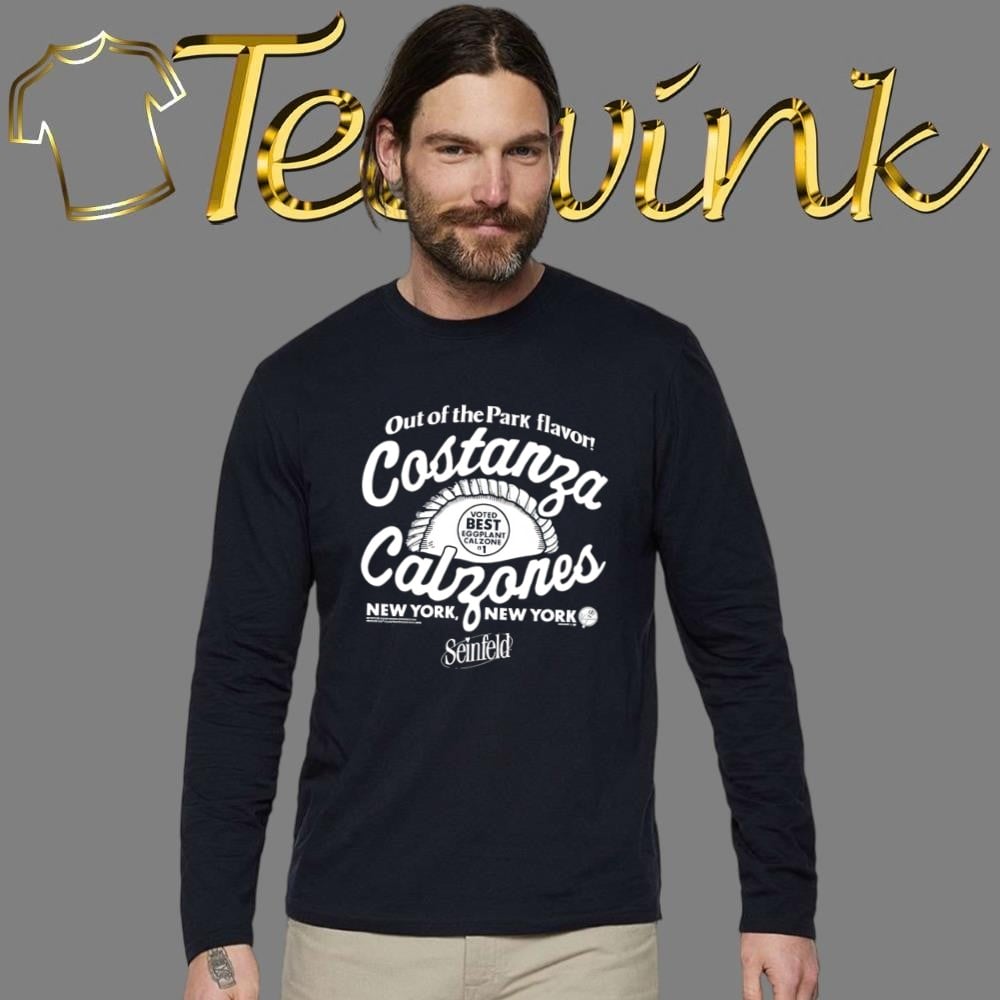 New York Yankees Costanza's Calzones Out Of The Park Flavor Seinfeld shirt image 3 New York Yankees Costanza's Calzones Out Of The Park Flavor Seinfeld shirt image 3
